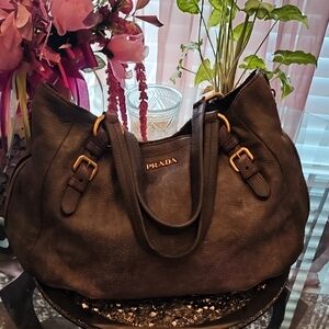 Prada Black Leather Women's Bag